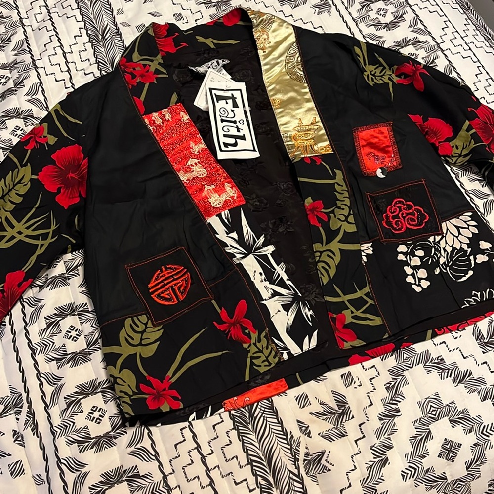 Faith Asian Style Kimono Jacket Size L